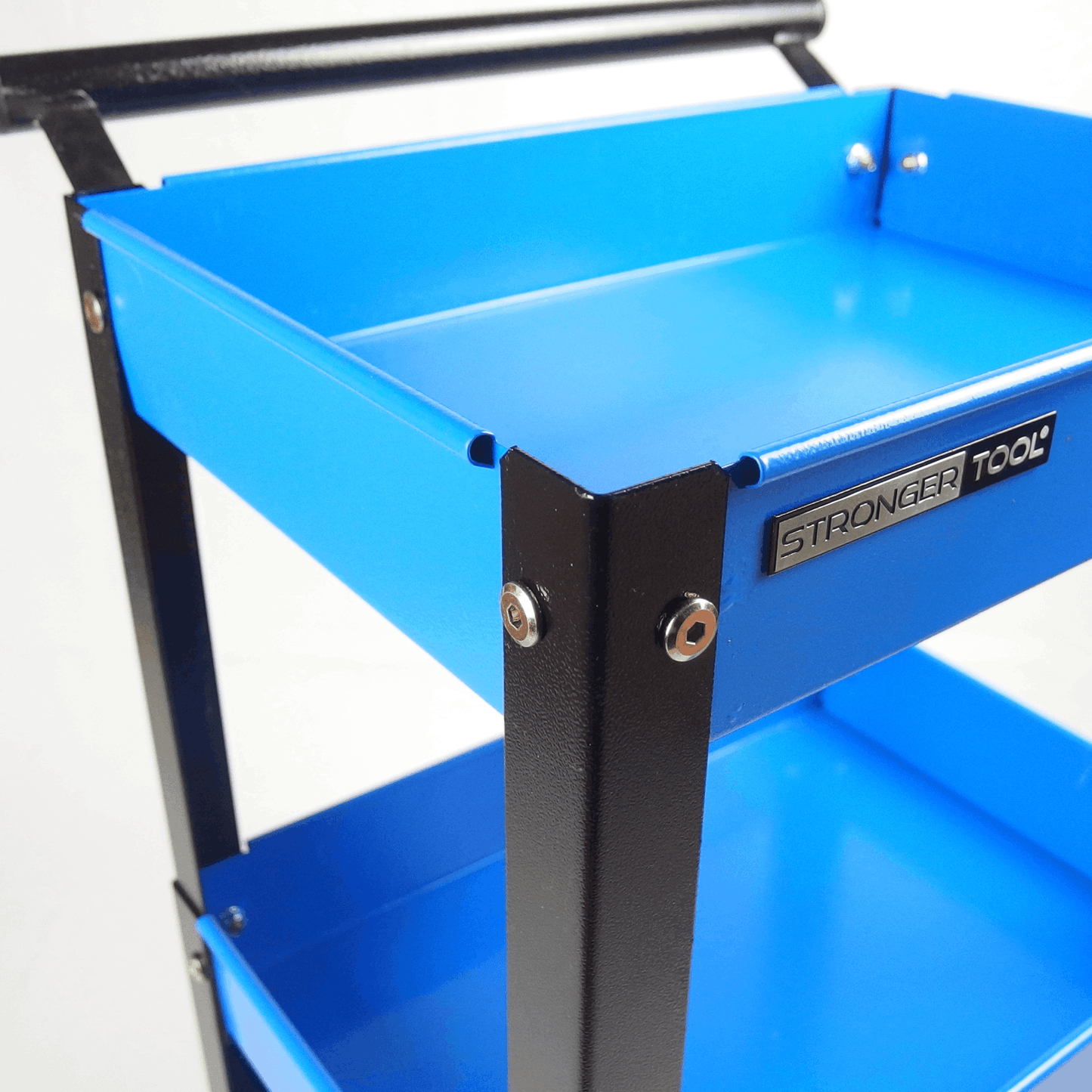 Compact Tool Cart 3-Tier Heavy Duty – Workshop Utility Trolley | Stronger Tool TC3-300
