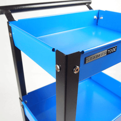 Compact Tool Cart 3-Tier Heavy Duty – Workshop Utility Trolley | Stronger Tool TC3-300