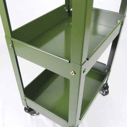 Compact Tool Cart 3-Tier Heavy Duty – Workshop Utility Trolley | Stronger Tool TC3-300