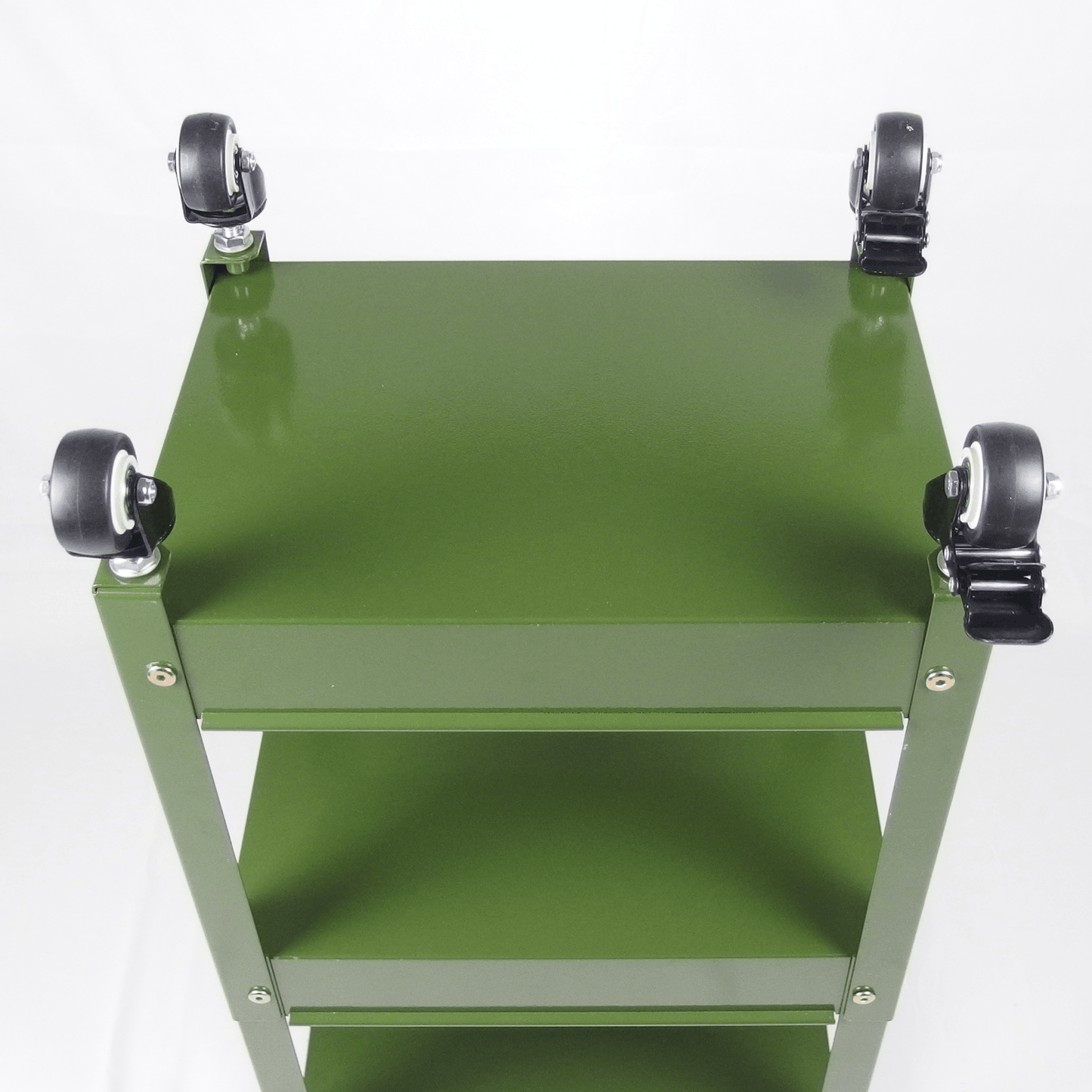 Compact Tool Cart 3-Tier Heavy Duty – Workshop Utility Trolley | Stronger Tool TC3-300