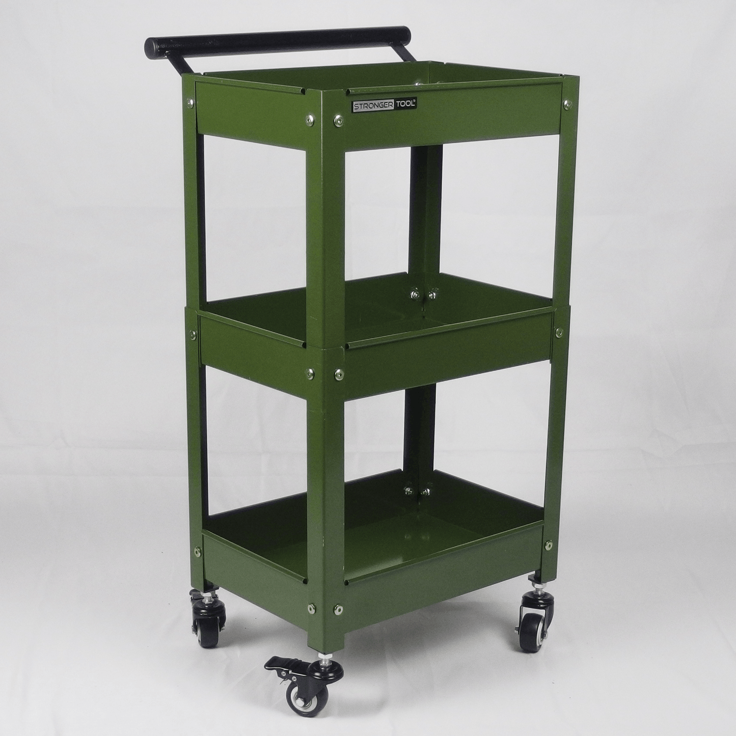 Compact Tool Cart & Low-profile Rolling Tray | TC3-3-300 & RT-4030 | Stronger Tool