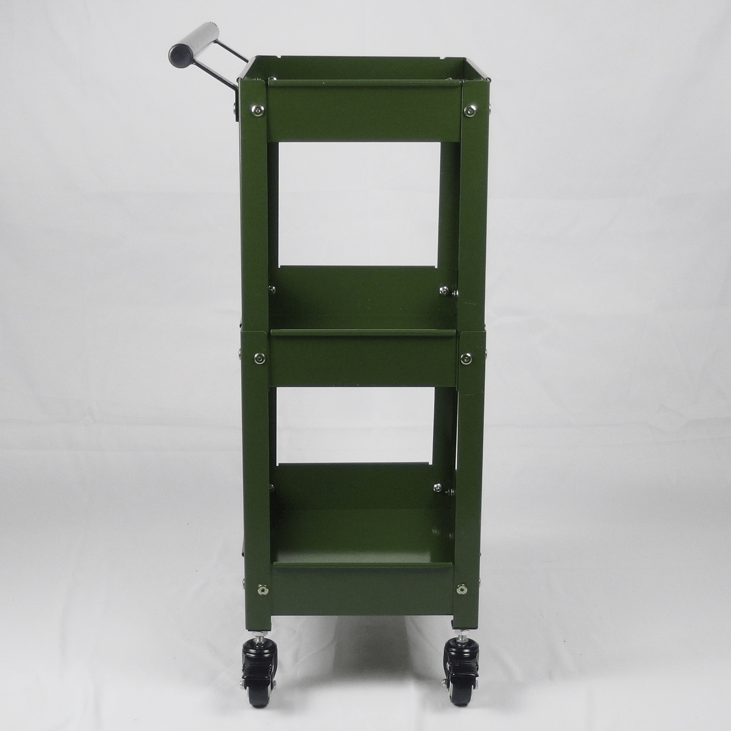 Compact Tool Cart 3-Tier Heavy Duty – Workshop Utility Trolley | Stronger Tool TC3-300