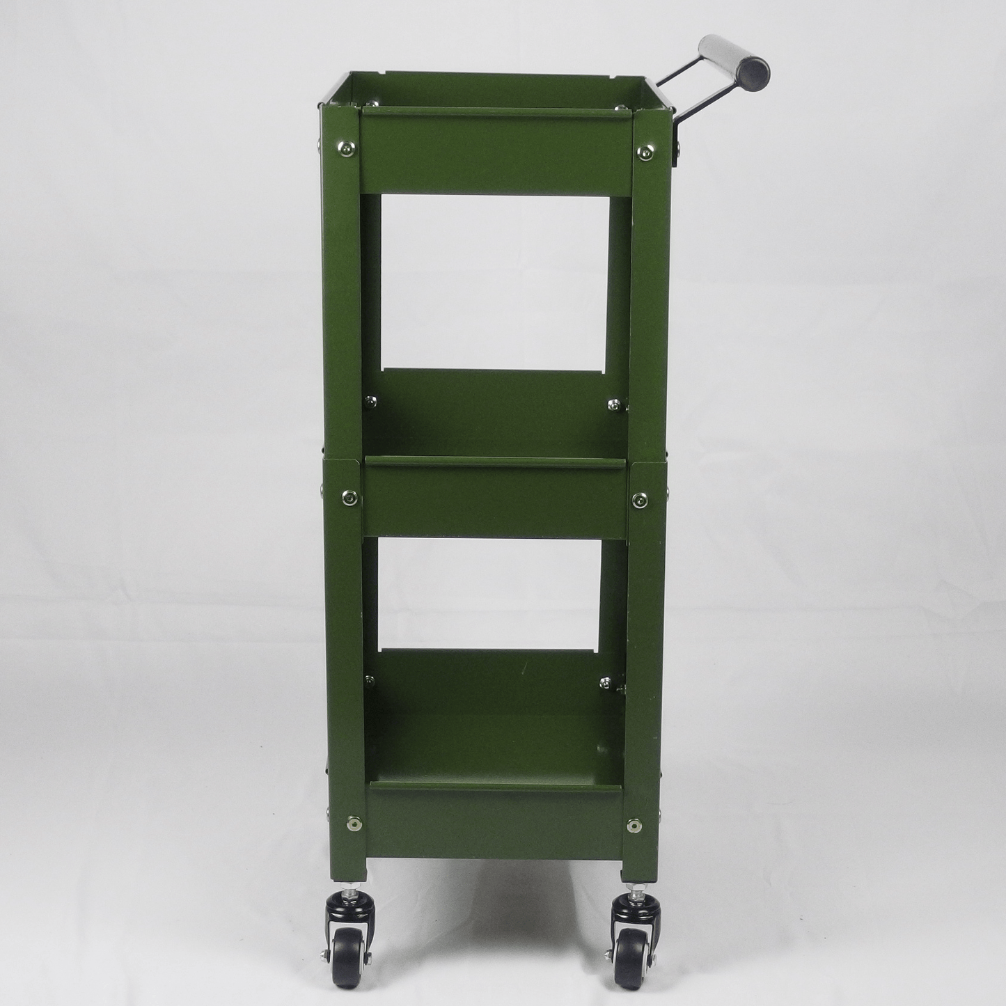 Compact Tool Cart 3-Tier Heavy Duty – Workshop Utility Trolley | Stronger Tool TC3-300