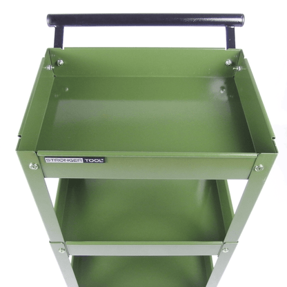 Compact Tool Cart 3-Tier Heavy Duty – Workshop Utility Trolley | Stronger Tool TC3-300