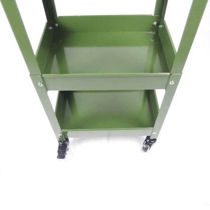Compact Tool Cart 3-Tier Heavy Duty – Workshop Utility Trolley | Stronger Tool TC3-300